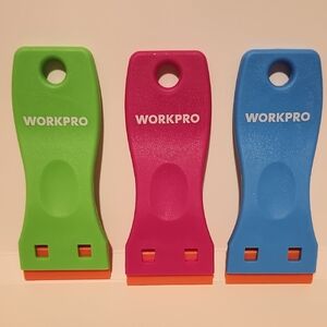 Pick 1! Sticker Scraper Plus 40 Replacement Rubber Blades